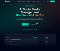 Screenshot of Forapost is a comprehensive social media management solution designed to simplify and optimize your social media marketing efforts. Whether you're a solo entrepreneur, marketing agency, or enterprise brand, Forapost provides all the tools you need to plan, schedule, publish, and analyze your social media content across multiple platforms.