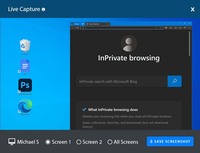 Screenshot of live screen monitoring