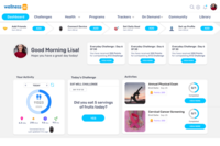 Screenshot of an Employee Wellness Program