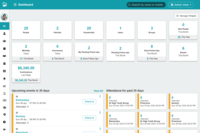 Screenshot of the dashboard