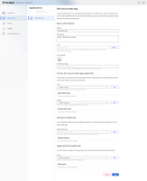 Screenshot of Parallels Browser Isolation - Add secure web app