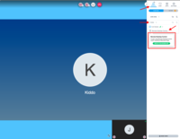 Screenshot of Secured teletherapy with multiple applications such as annotation, whiteboard, remote desktop control, and meeting highlights.