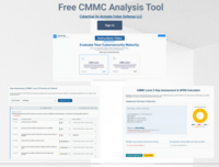 Screenshot of CybeGap - Free CMMC Level 1 or 2 Assessment Tool