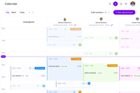 Screenshot of Business calendar with appointments.