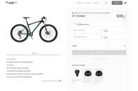 Screenshot of Booking software