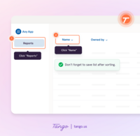 Screenshot of Guide Me in-app step-by-step guidance