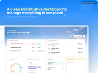 Screenshot of A live dashboard to track, update and monitor your work