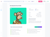 Screenshot of an NFT Security Check