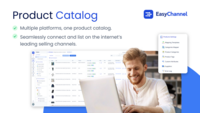 Screenshot of the producty catalog, used to create, manage, and optimize products.