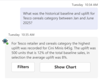 Screenshot of some of the prescriptive insights and essential information delivered from diverse data sources directly to the field to sales reps.