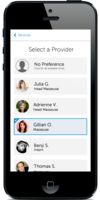 Screenshot of Mobile Friendly Appointment Scheduling