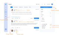 Screenshot of Manage reviews from multiple channels at one place
