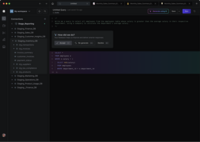 Screenshot of AI Copilot - a context aware LLM copilot to generate and edit SQL, as well as optimize queries and chat with the database.