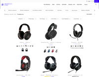 Screenshot of Customized search product listing to show variants with SearchTap.