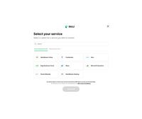 Screenshot of Accounting service provider Integrations