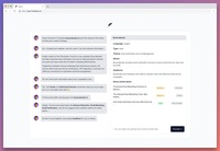 Screenshot of website onboarding