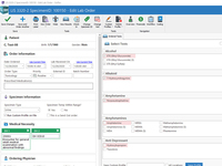 Screenshot of GoRev's Lab Order Screen