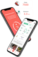 Screenshot of In-app Tracker
