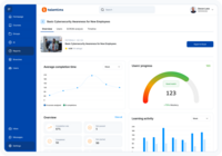 Screenshot of TalentLMS' training reports