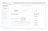 Screenshot of LicenceOne's Dashboard