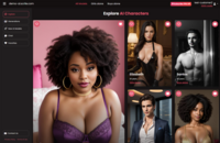 Screenshot of the Scrile AI demo website