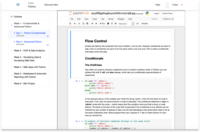 Screenshot of a sandboxed environment to drive firsthand experience.