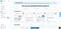 Screenshot of Coupler.io Dashboard Templates Screen