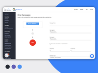 Screenshot of where to set up drip campaigns to send content to staff over a defined period of time