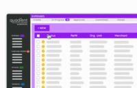 Screenshot of the expenses interface.