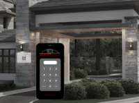 Screenshot of VirtualKeypad — Upon scanning the QR code with their mobile device, visitors are presented with the VirtualKeypad, eliminating the need for any app downloads, and transitioning the process to a mobile format. Visitors simply enter their unique 5-digit code into the VirtualKeypad, which then grants them access.