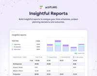 Screenshot of Work Scheduling Report
