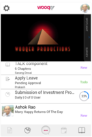 Screenshot of Mobile App