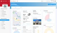Screenshot of Personal project dashboard