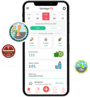 Screenshot of Personalized Health Dairy & Customizable Trophies and Badges