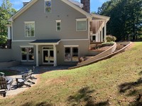 Screenshot of iScape Sample Project - Back of House - Before