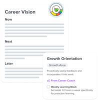 Screenshot of Development. The employee development platform connects career growth, talent reviews, and succession planning – turning disconnected development plans into a continuous development experience.