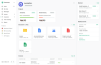 Screenshot of a dedicated space for clients to view project updates and collaborate.