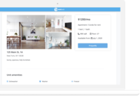 Screenshot of a listing on RentRedi.