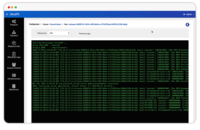 Screenshot of Real-time log tailing, persistence and deep analysis for running integrations