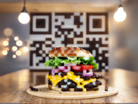 Screenshot of QR code for restaurants