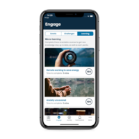 Screenshot of Engage4 Mobile App Micro-Learning Example
