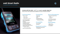 Screenshot of walt® Smart Radio features