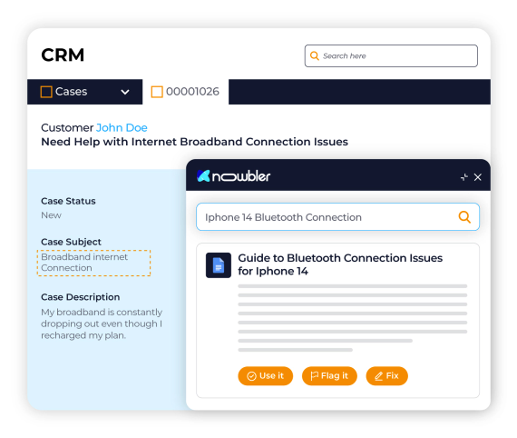 Screenshot of the content creation and review process workfow