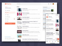 Screenshot of how tchop mixes enabling categorisation of content under topics, channels.