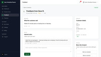 Screenshot of Feedback Detailed