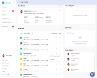 Screenshot of User Profile View