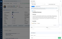 Screenshot of AI Candidate Summary