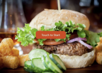 Screenshot of Home screen of our Self-Service Kiosk POS solution