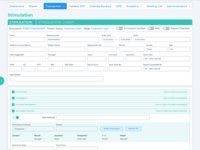 Screenshot of Stimulation Chart
