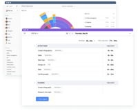 Screenshot of Time tracking and reporting.